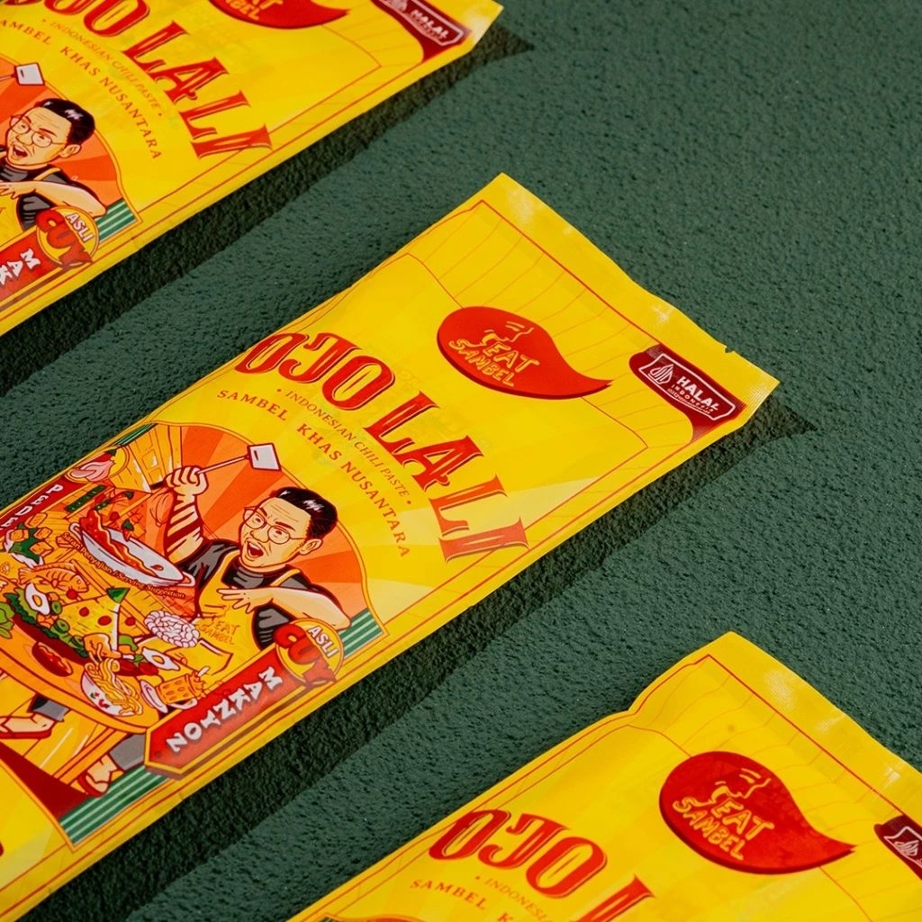 

Sambel Bawang Sachet Pedas Nagih Isi 12 | Eat Sambel Ojolali Sambal Rumahan Halal