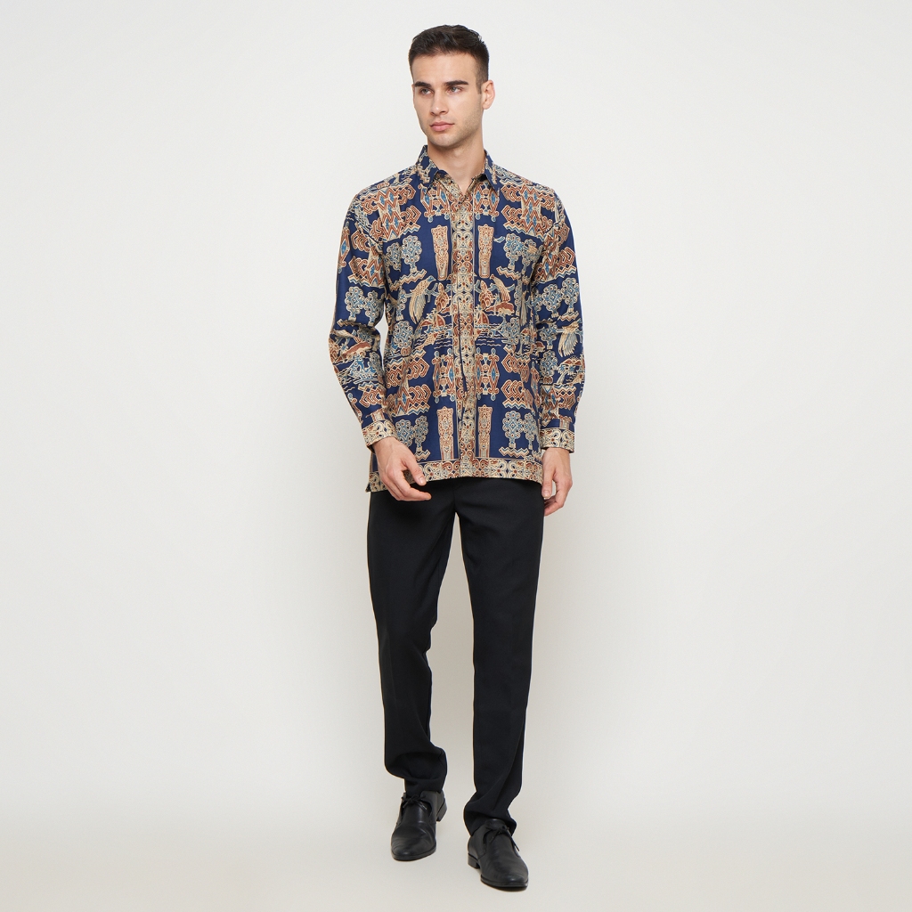 Rizkya Batik Kemeja Batik B Lengan Panjang