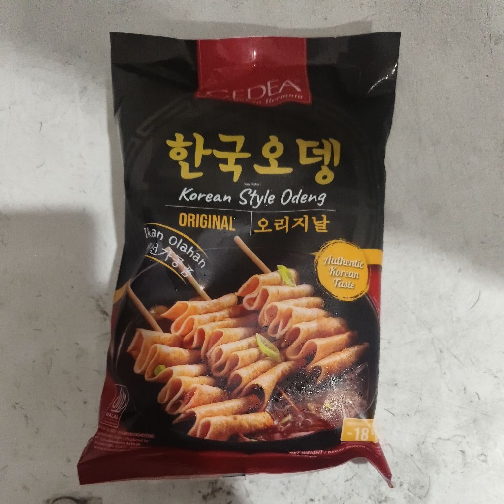 

Korean Style Eomuk / Odeng Original Cedea 480gr
