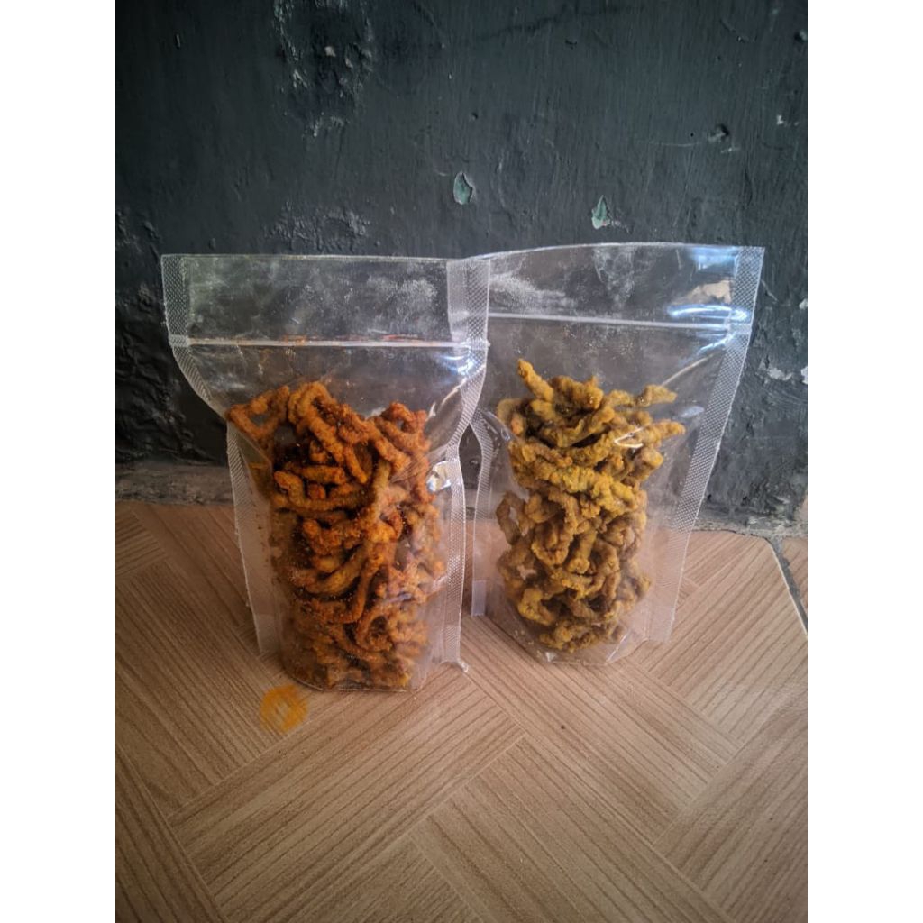 

Usus Crispy 100gram Pedas Gurih