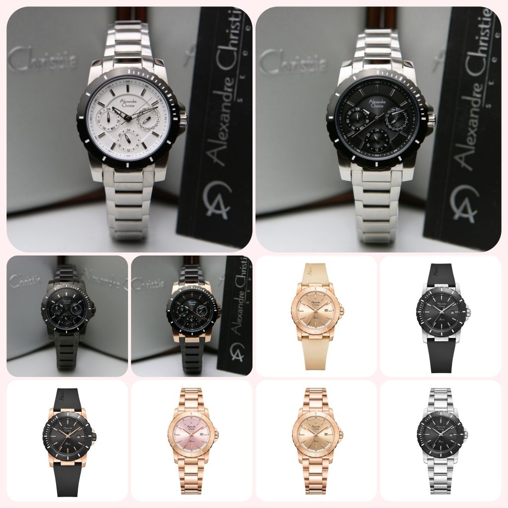 Alexandre Christie ac 6141  / Ac 6442 / / Ac 6352 / Ac 6625 Rantai jam tangan wanita original