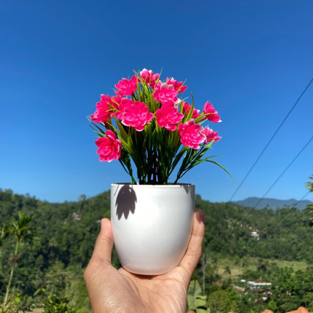 Bunga Artificial Bunga Hias Plastik Tanaman Hias Plastik Dekorasi Rumah