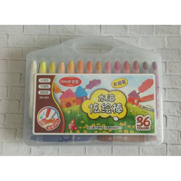 

Grasp Crayon Oil pastels 36 warna ZW63 MATA BESAR KODE V4W3