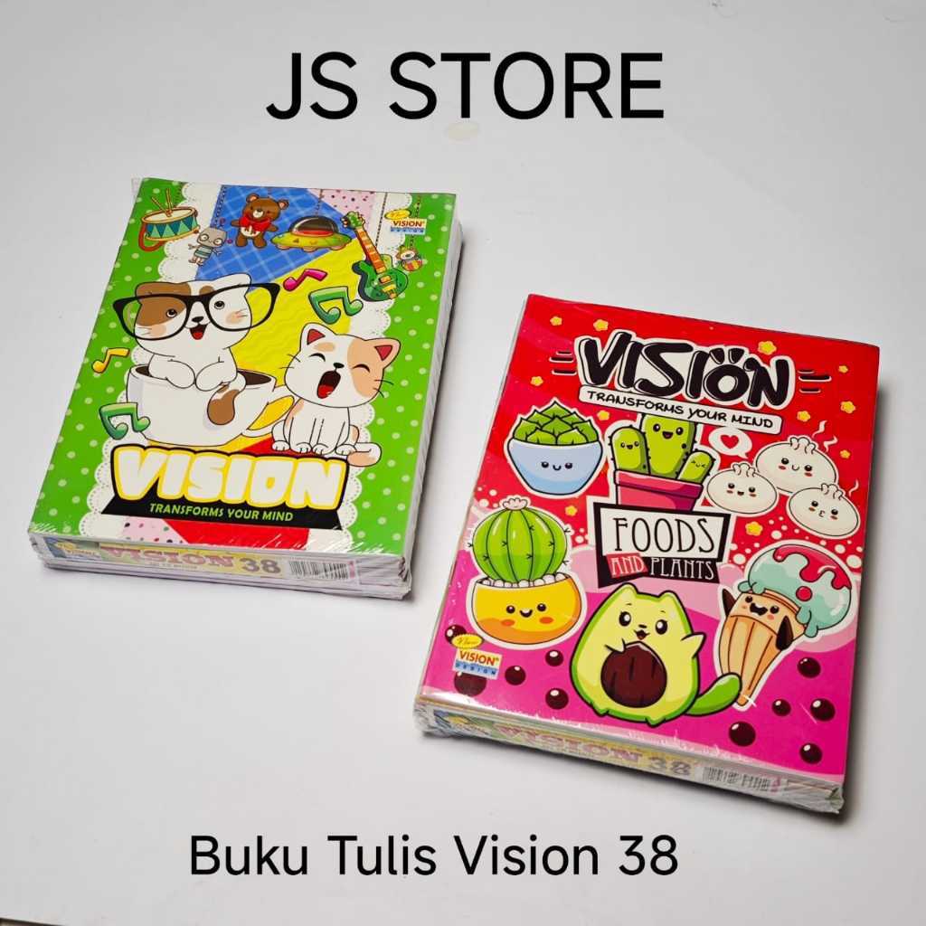 

(10 Buku) Buku Tulis Vision 38 Lembar