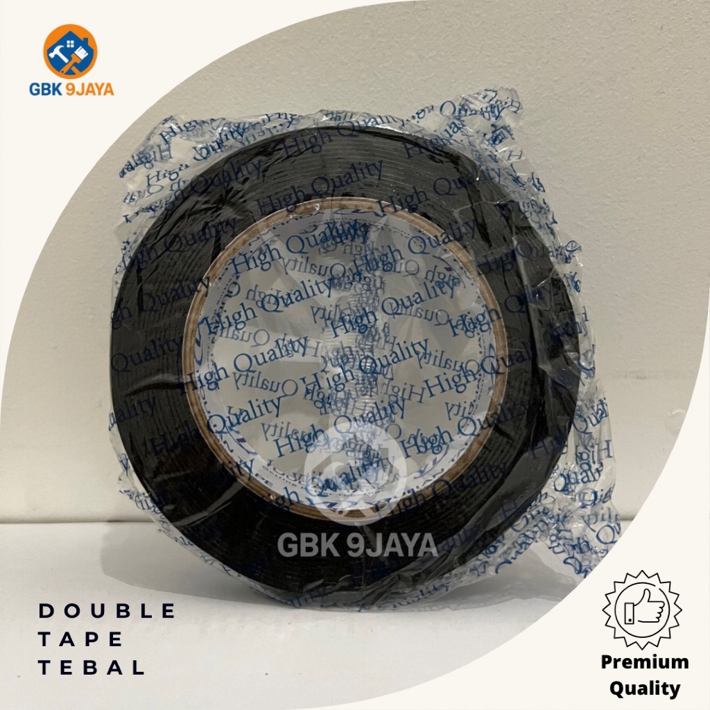 

Double Tape Foam Hitam Tebal 7yards