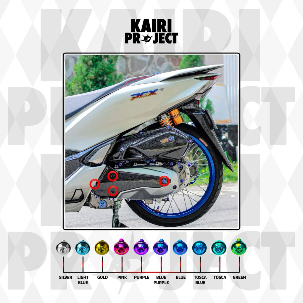 Baut titanium set airduck pcx 160
