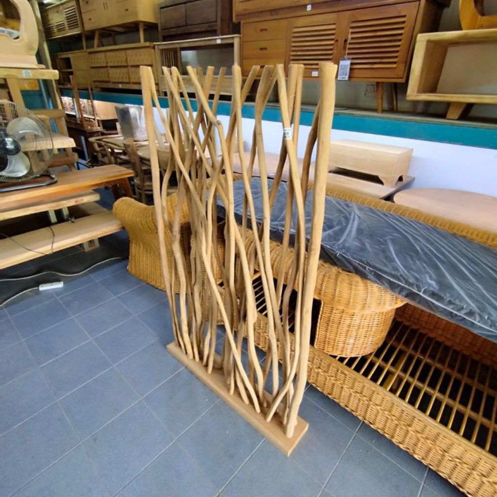 Ranting Kayu Jati/Partisi Penyekat Ruangan Kayu Jati