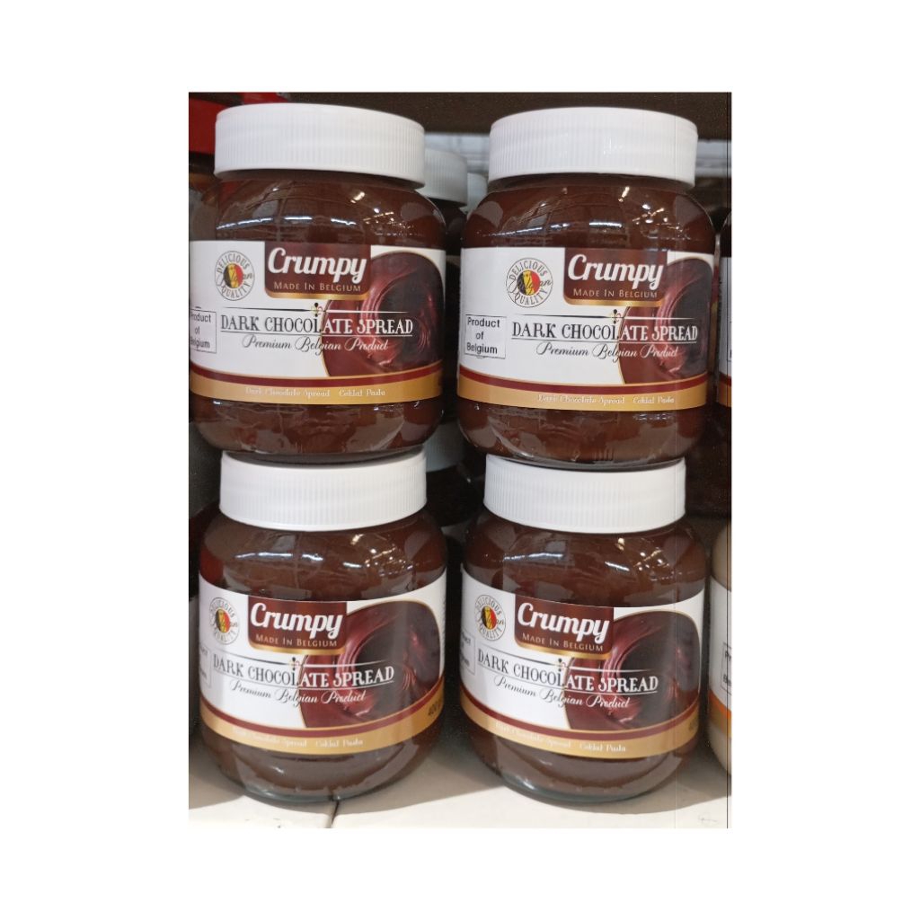 

CRUMPY SELAI DARK CHOCOLATE 400GR ISI 2 TOPLES