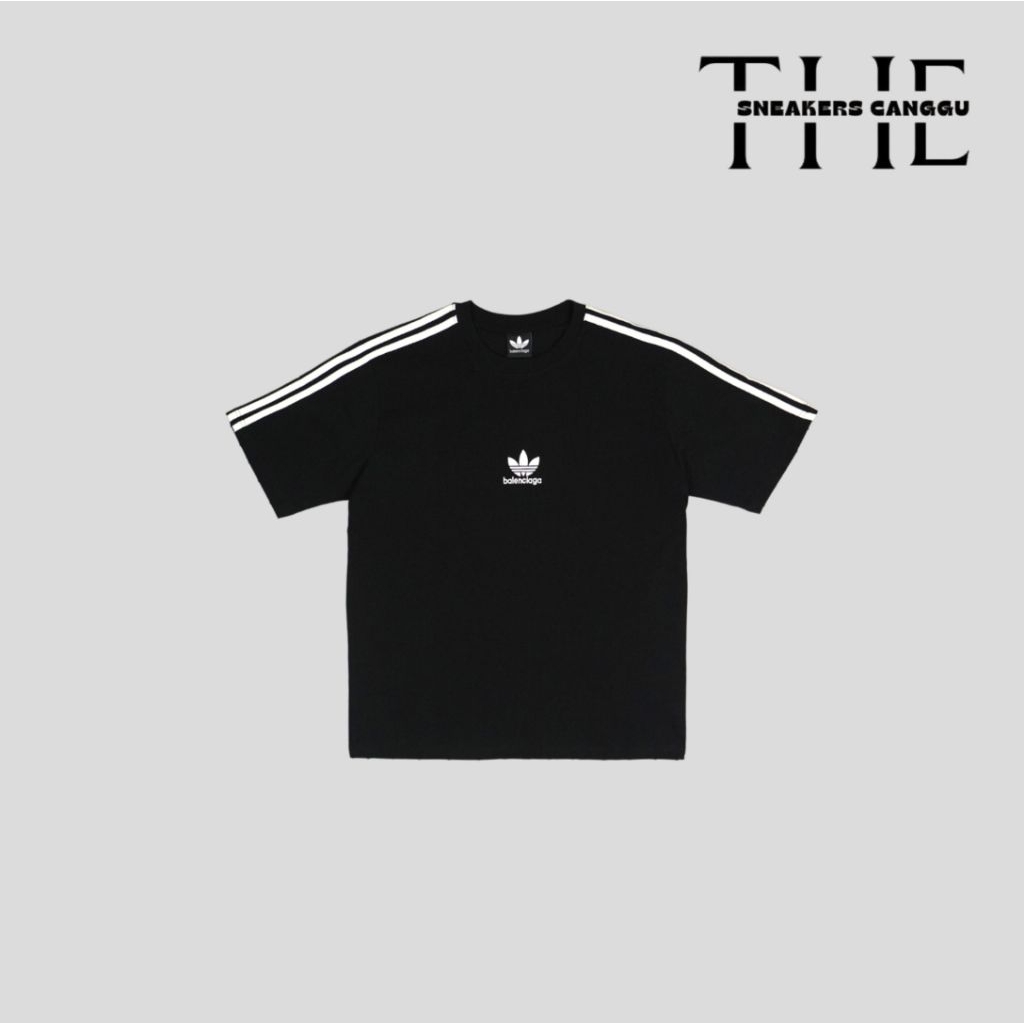 BALENCIAGA X ADIDAS LOGO OVERSIZE - BLACK