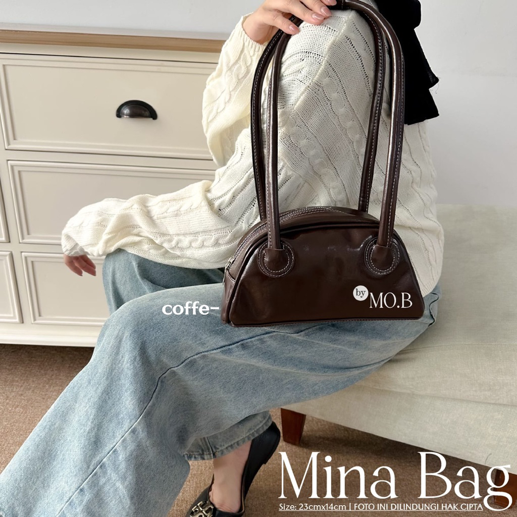 INDI MINA SHOULDER BAG LOCAL BRAND LEATHER