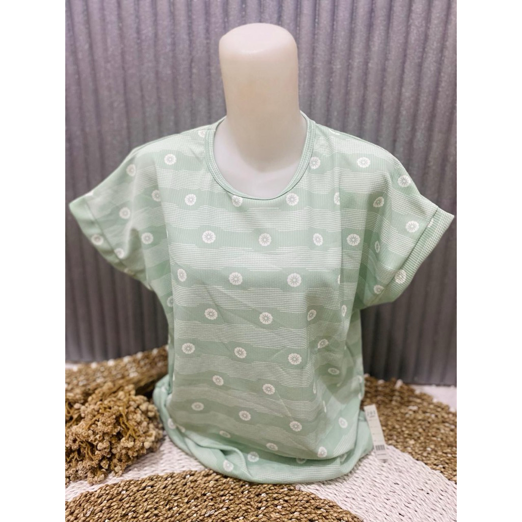 Kaos Knit Motif Jumbo Kaos Knit Jumbo Kaos Wanita Knit