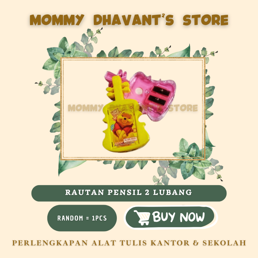 

Rautan Pensil 2 Lubang / Pencil Sharpener 2in1 / Rautan Pensil / Serutan / Penyerut / Peraut / Alat Peruncing Pensil Stationery Stationery