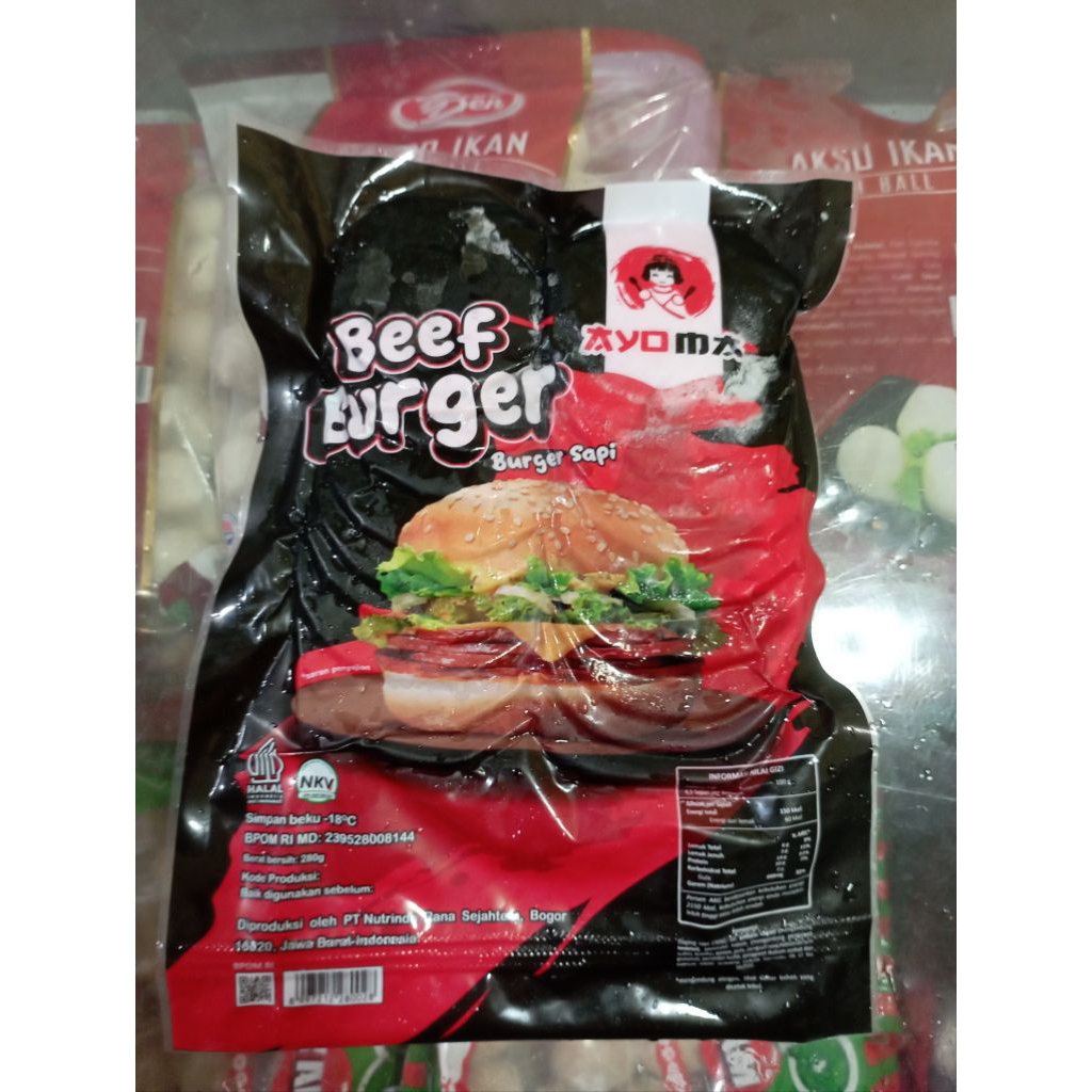 

ayoma daging burger