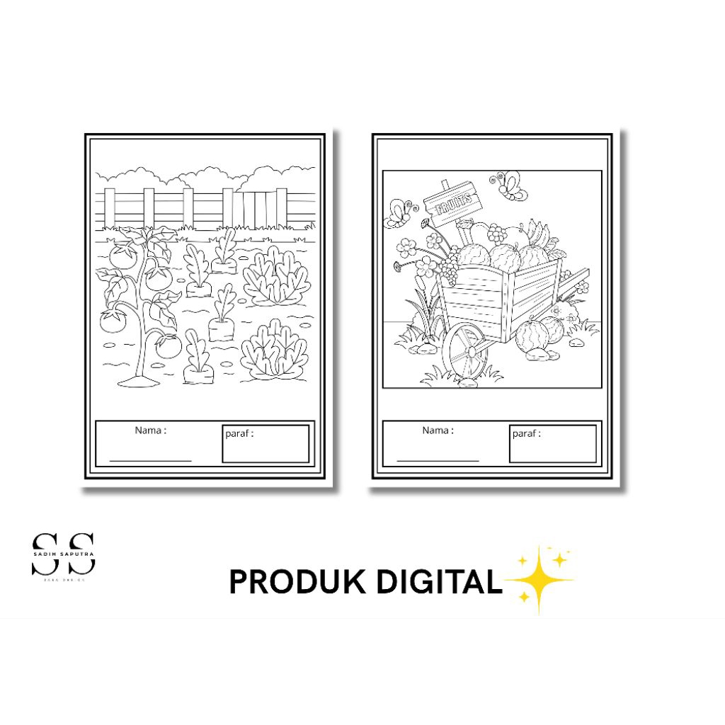 

PRODUK DIGITAL | 50++ MEWARNAI GAMBAR BUAH DAN SAYUR | SIAP CETAK A4