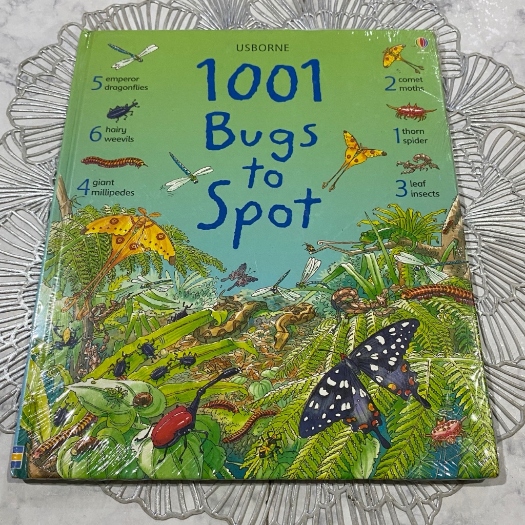 1001 bugs to spot Original segel usborne hardcover Buku Cerita anak bahasa inggris dongeng sebelum t