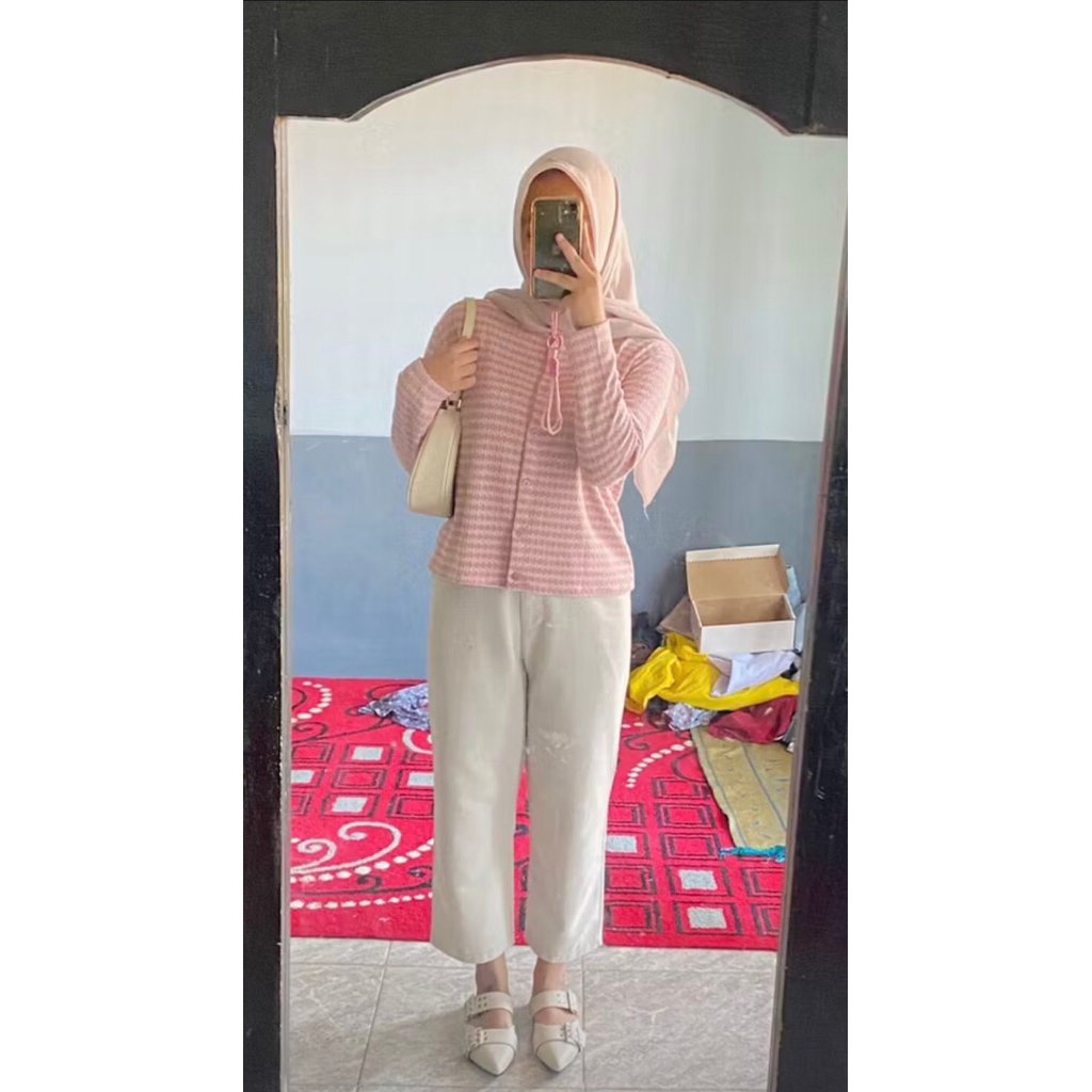 preloved cardigan pink