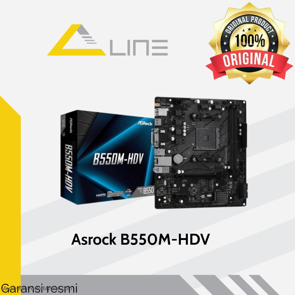 Motherboard ASRock B550M HDV - mATX AM4 ASRock B550 M HDV AMD AM4