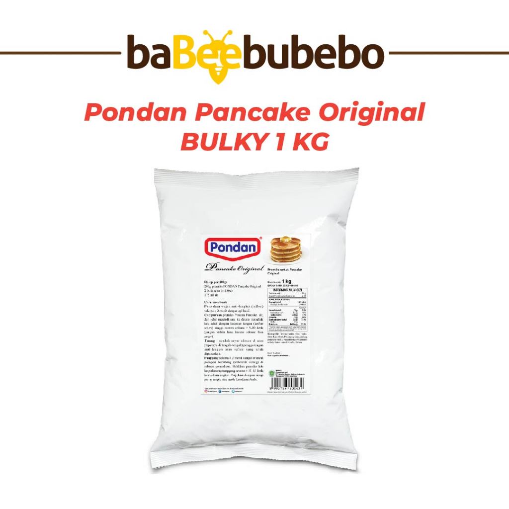 

Pondan Pancake Mix Original Kemasan 1Kg
