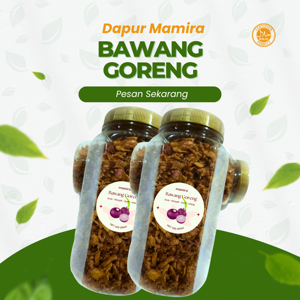 

Bawang Goreng Dapur Mamira 200 Gram