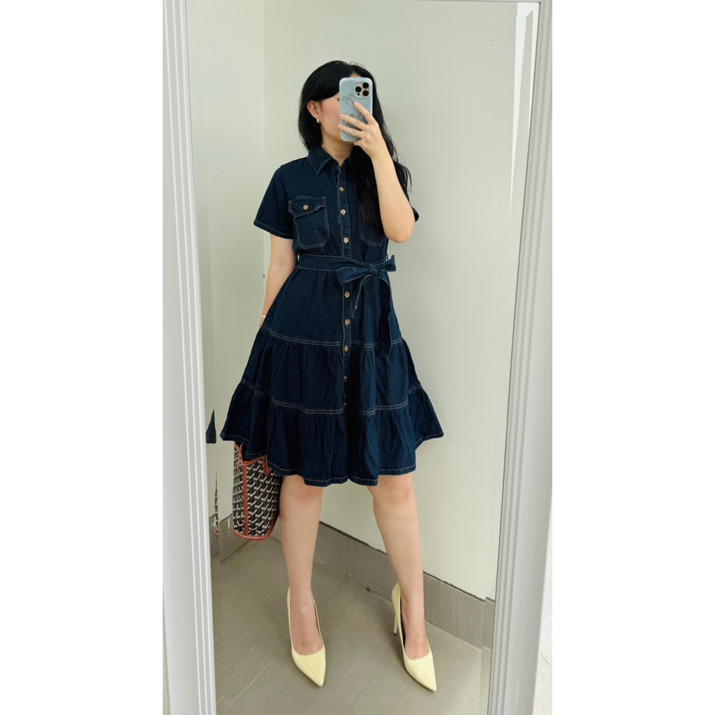 AVRIL DENIM DRESS / Dress jeans / jeans dress