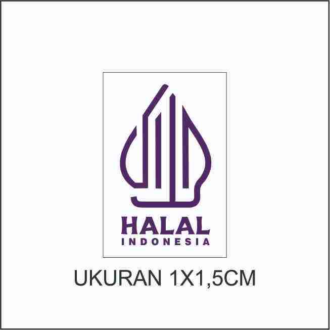 

Stiker Halal Persegi Putih Ukuran 1X1,5cm Stiker Halal Putih