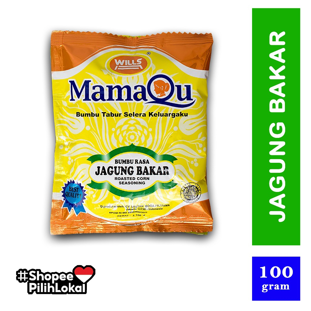 

Wills MamaOu Bumbu Rasa Jagung Bakar Burn Corn Seasoning 100 gram