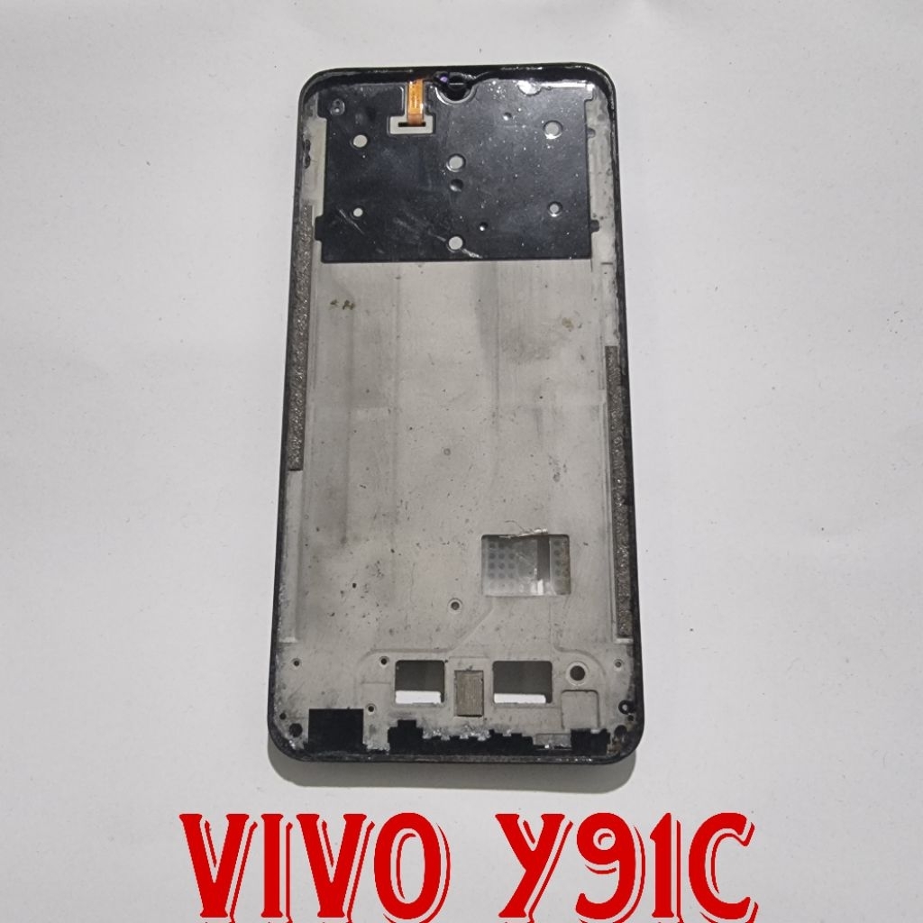 FRAME LCD DUDUKAN LCD BEZZEL VIVO Y91C ORI COPOTAN NORMAL