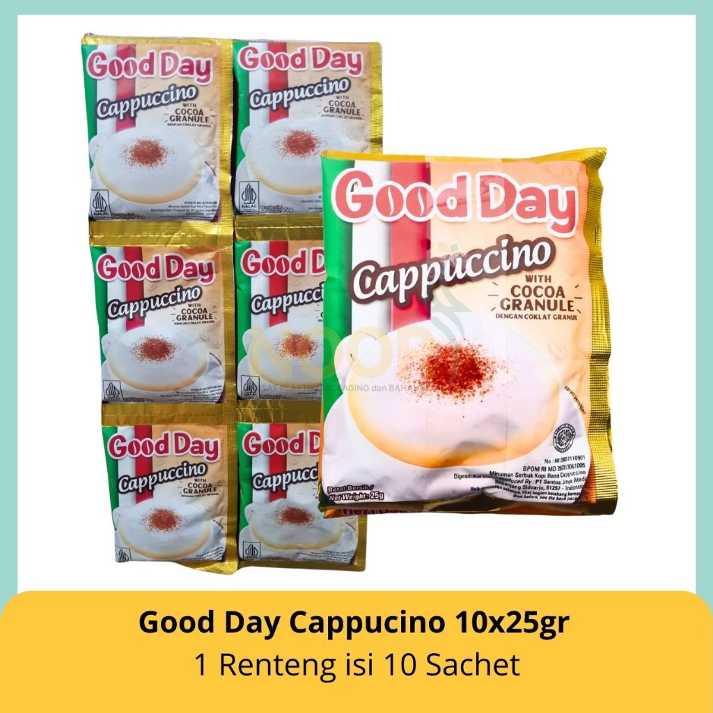 

Good Day Cappucino 10x25gr Renceng