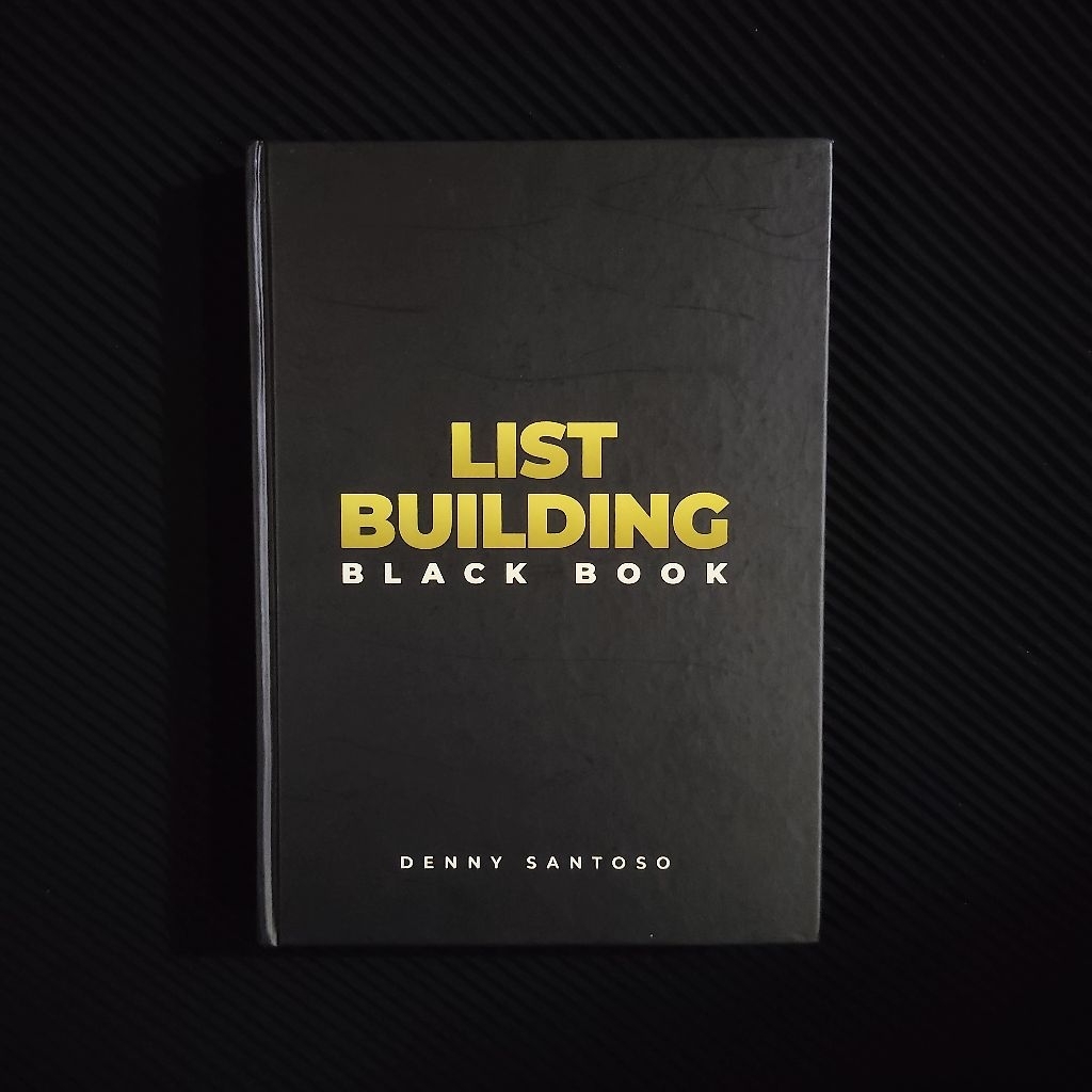 Buku Original • List Building Black Book - DENNY SANTOSO