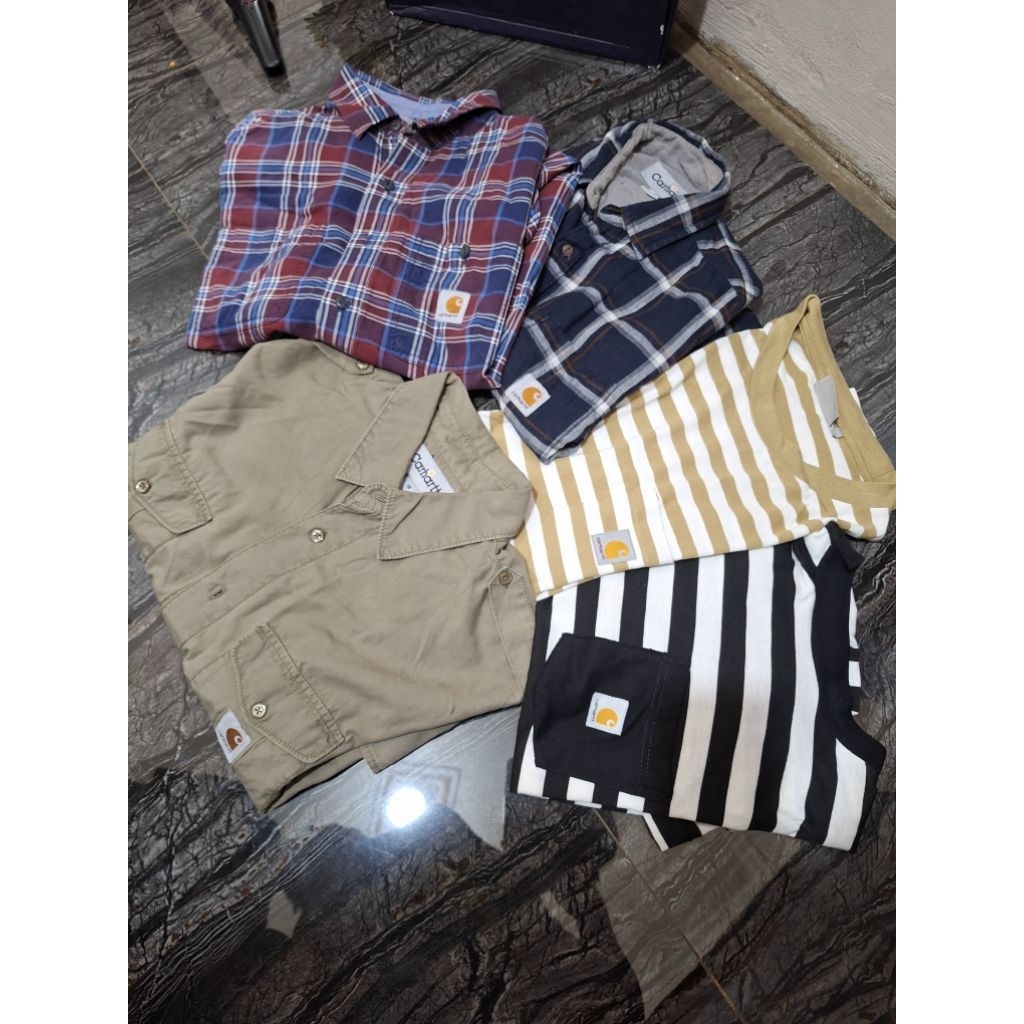 kemeja dan kaos carhartt second original