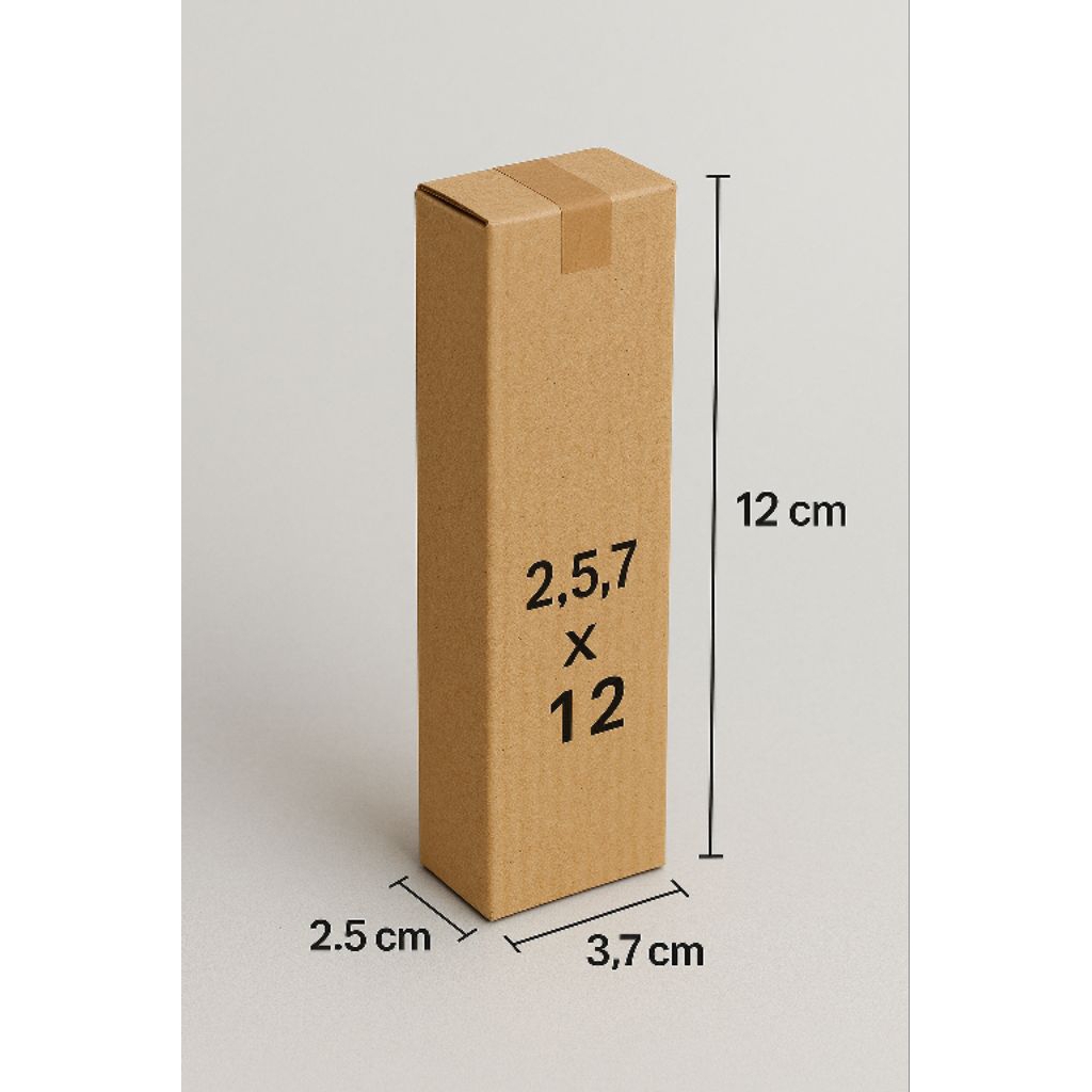 

Kardus Packing Polos Luar Dalam Ukuran 2,5 X 3,7 X 12