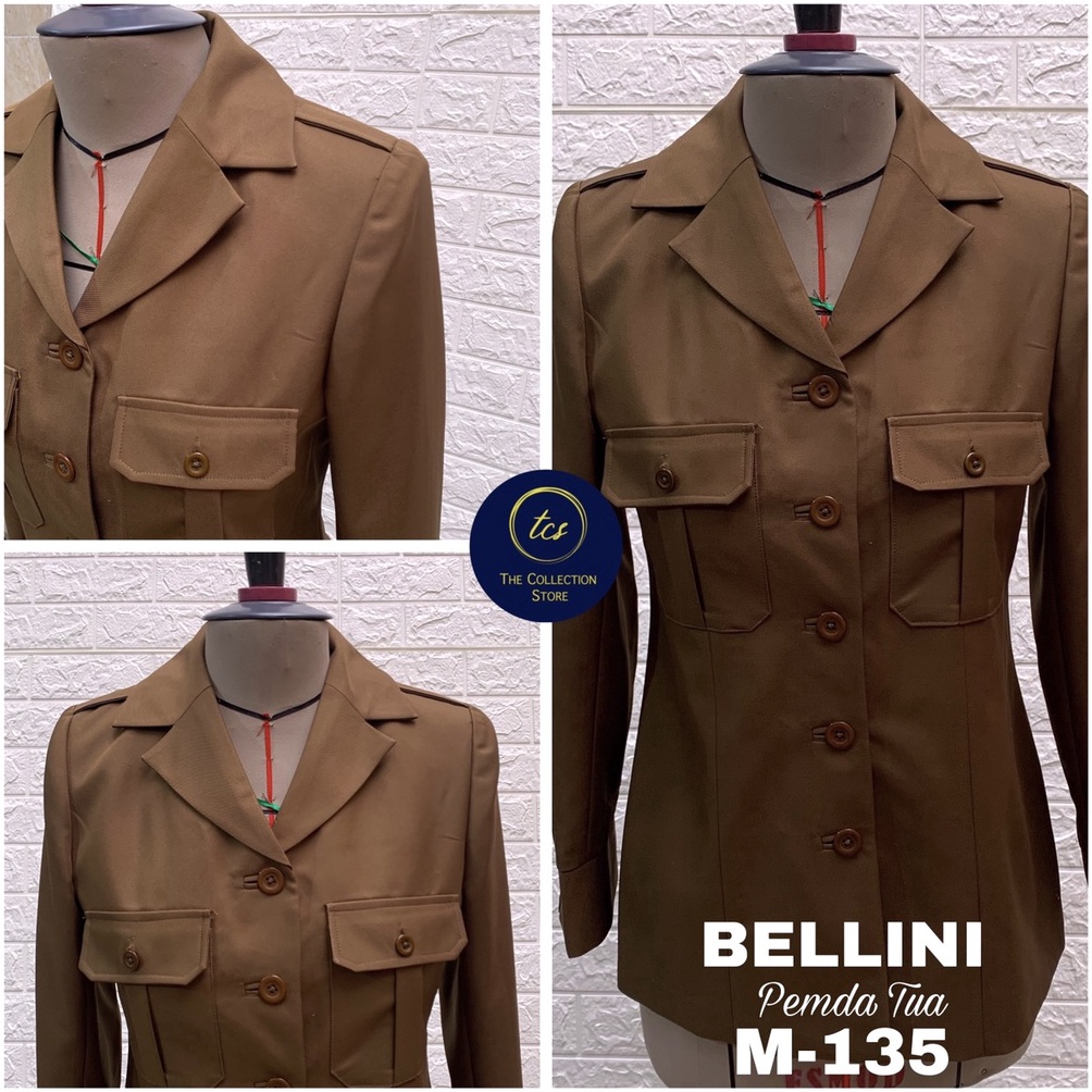 KODE Y82L BLAZER BELLAGIO Premium Seragam Pemda Bellini Pemda Tua PNS Premium Quality  Fabric  M135