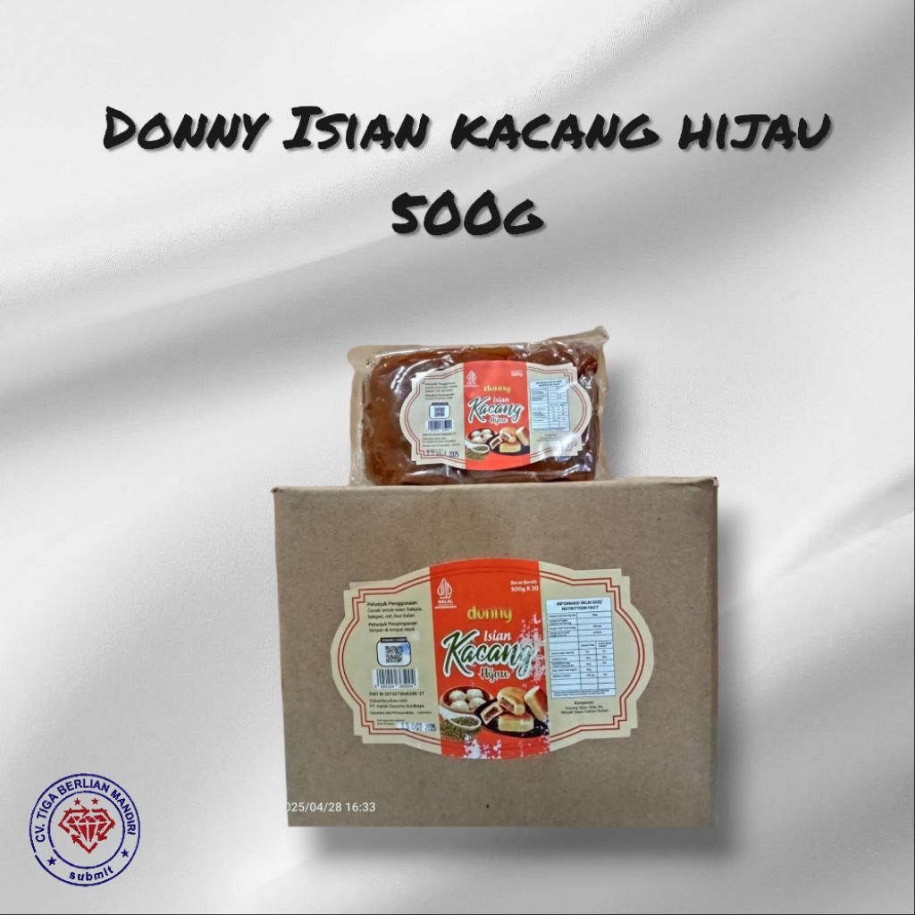 

DONNY ISIAN KACANG HIJAU DAN KACANG HIJAU PANDAN 500G 1PCS