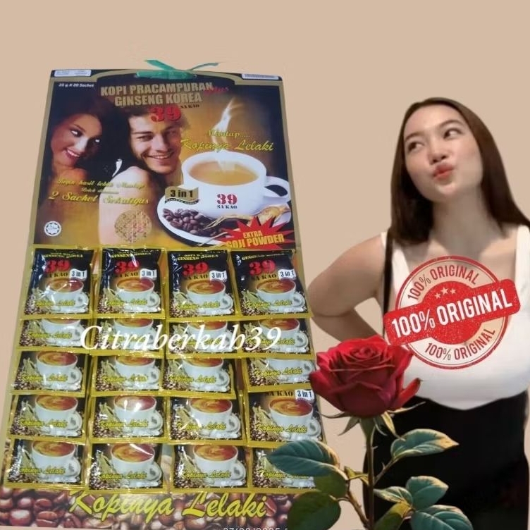 

Kopi 39 Ginseng Korea 100% original