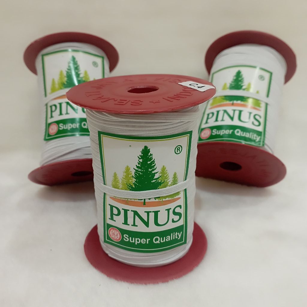 KARET ELASTIS 4MM / KARET ELASTIS C4 / KARET BABY 0,4CM - 1 ROLL