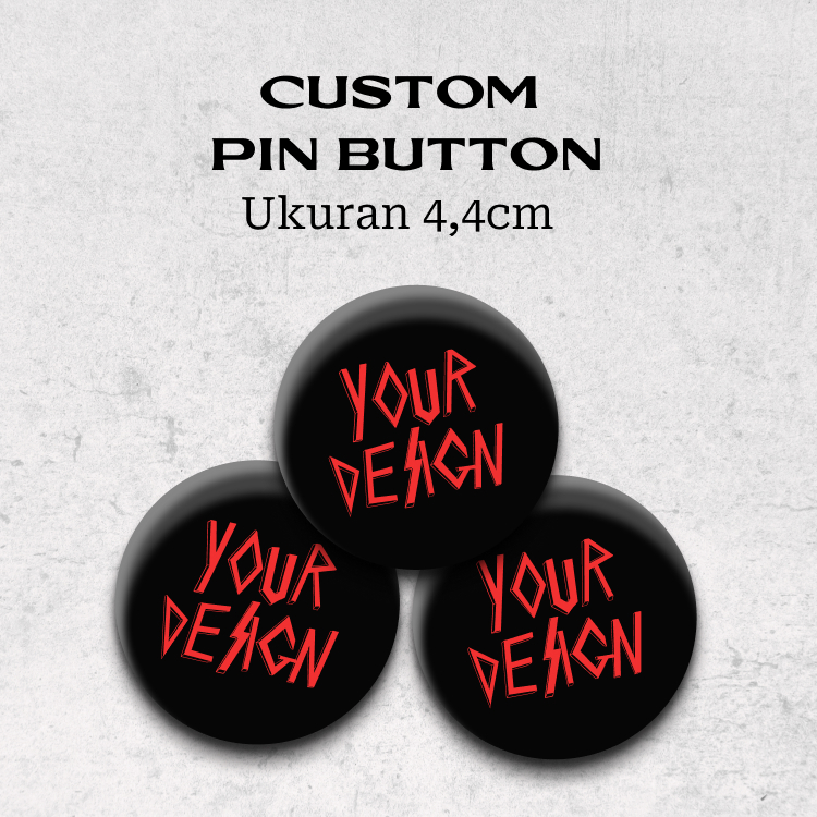 Pin Custom 44mm Pin Bros Aluminium Custom Design