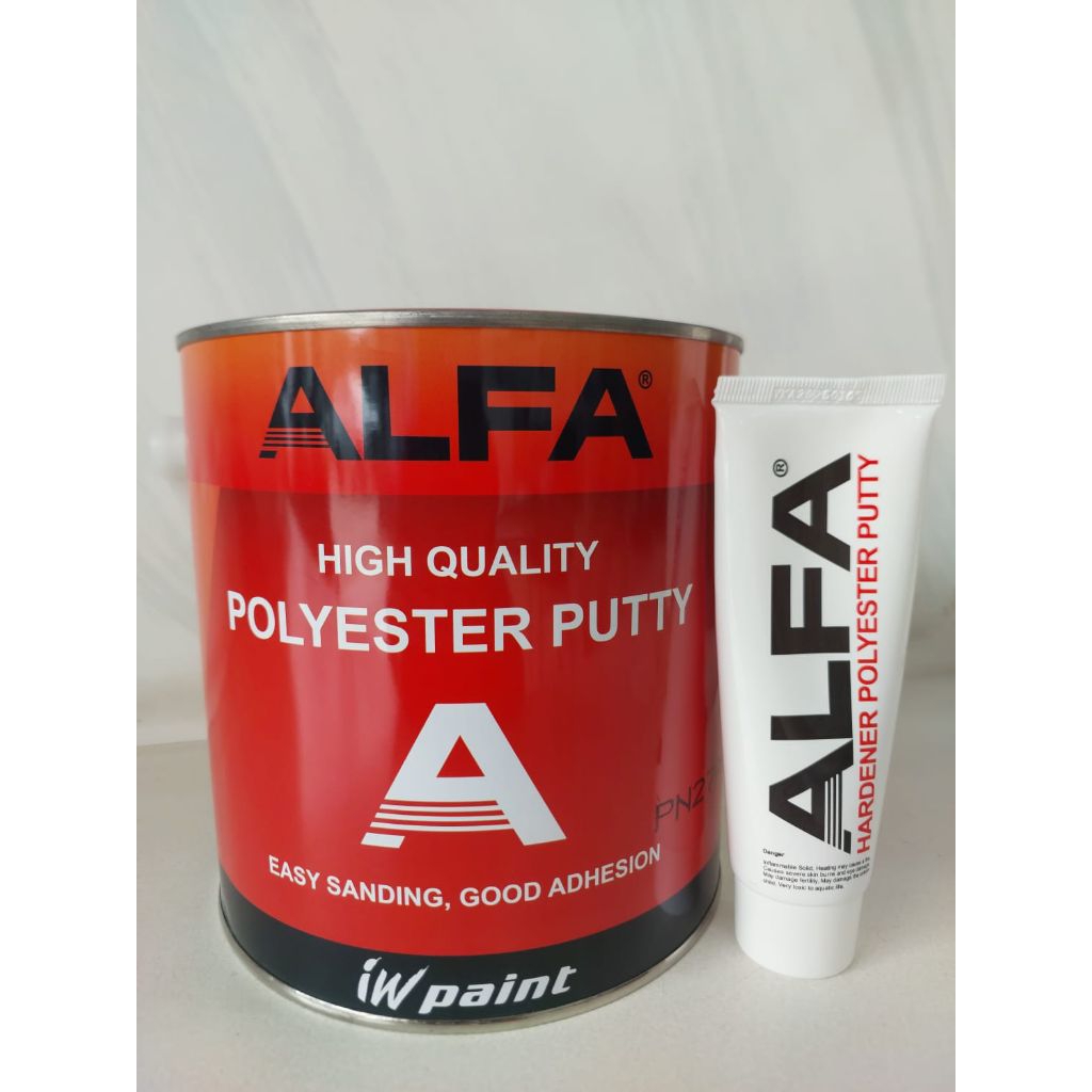 Dempul Alfa (3 kg) dempul mobil Polyester Putty