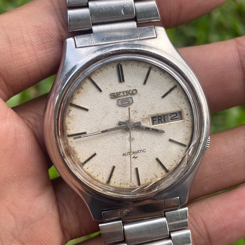 Jam Tangan Seiko 5 Vintage 7009A Automatic Japan jadul kuno antik pria fashion classic