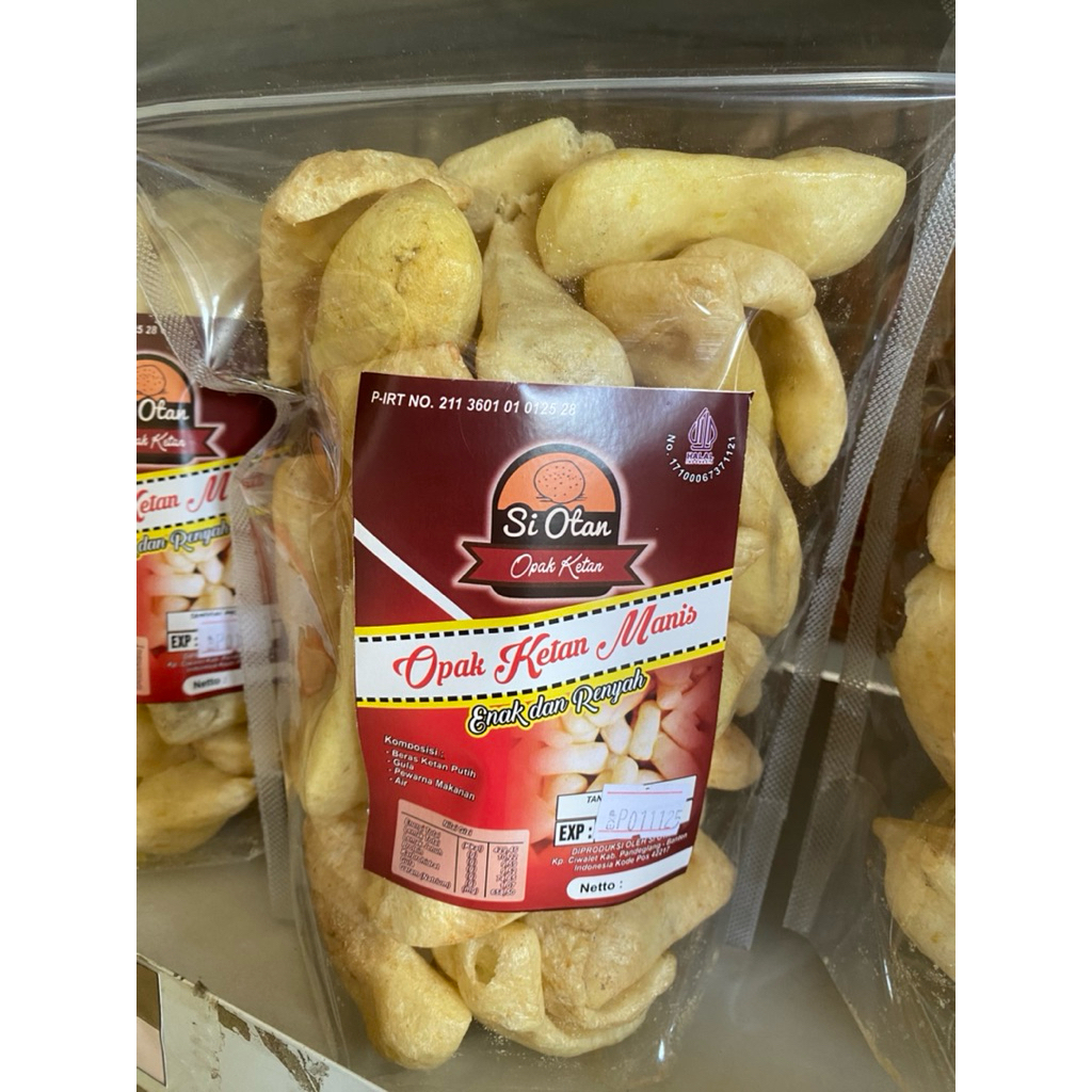 

Si otan Opak Ketan Asin/Manis oleh-oleh Khas Banten