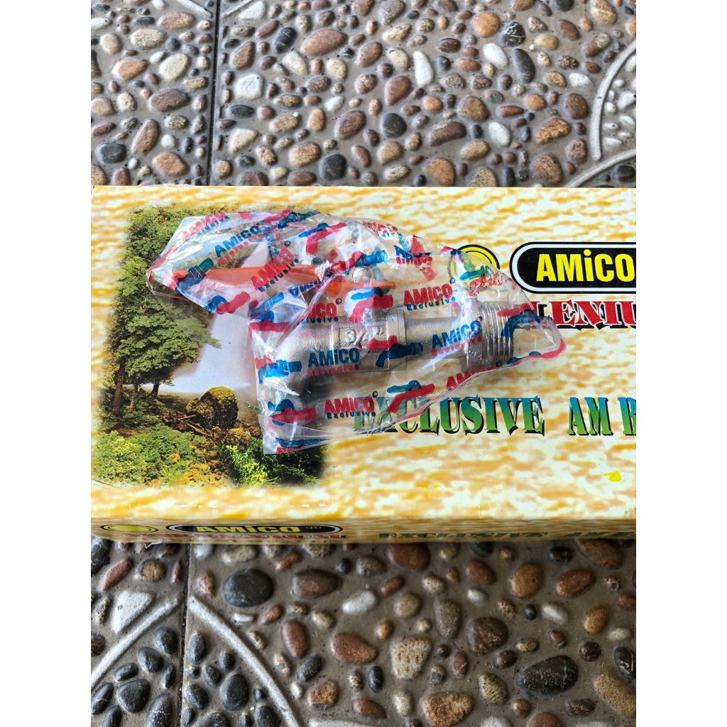 Kran air amico besi BRASS kuningan 1/2