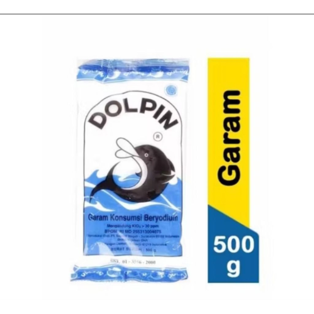 

Garam Dapur Beryodium DOLPIN 250gr