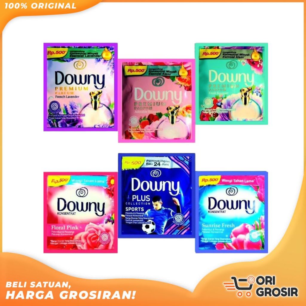 ORI GROSIR l Downy Sachet Pewangi Pakaian Sachet 8 ml - 10 ml