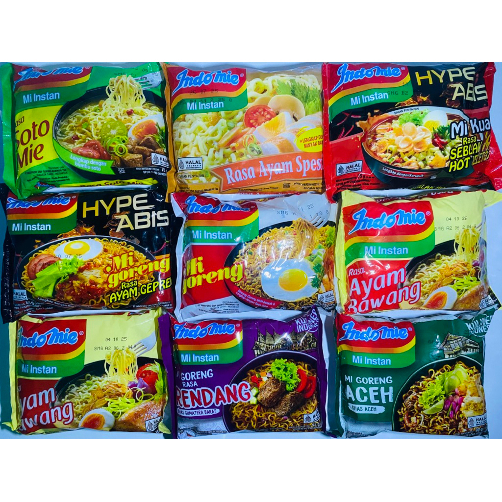 

INDOMIE MIE INSTAN 22 VARIAN RASA