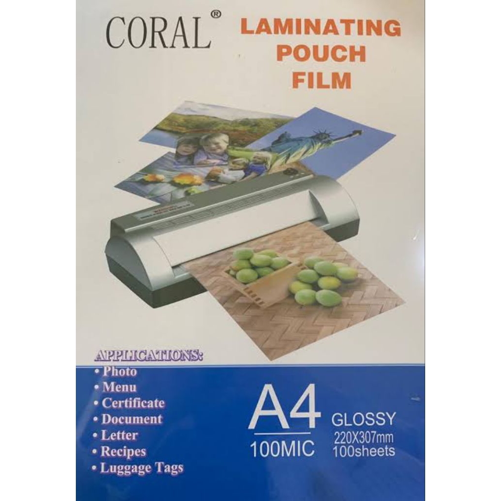 

laminating Film Coral Glossy A4