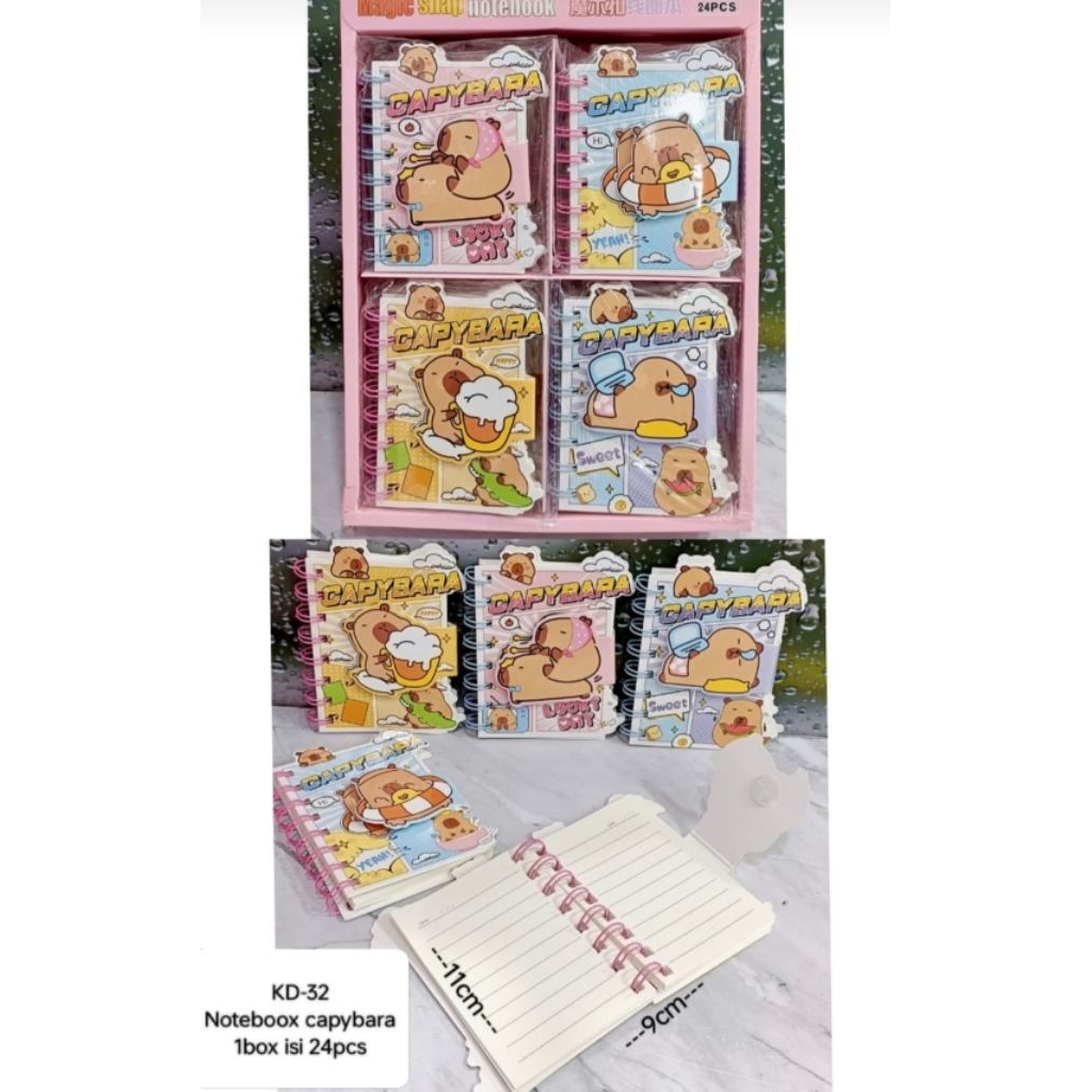 

1 BOX NOTEBOOK CAPY BARA ISI 24