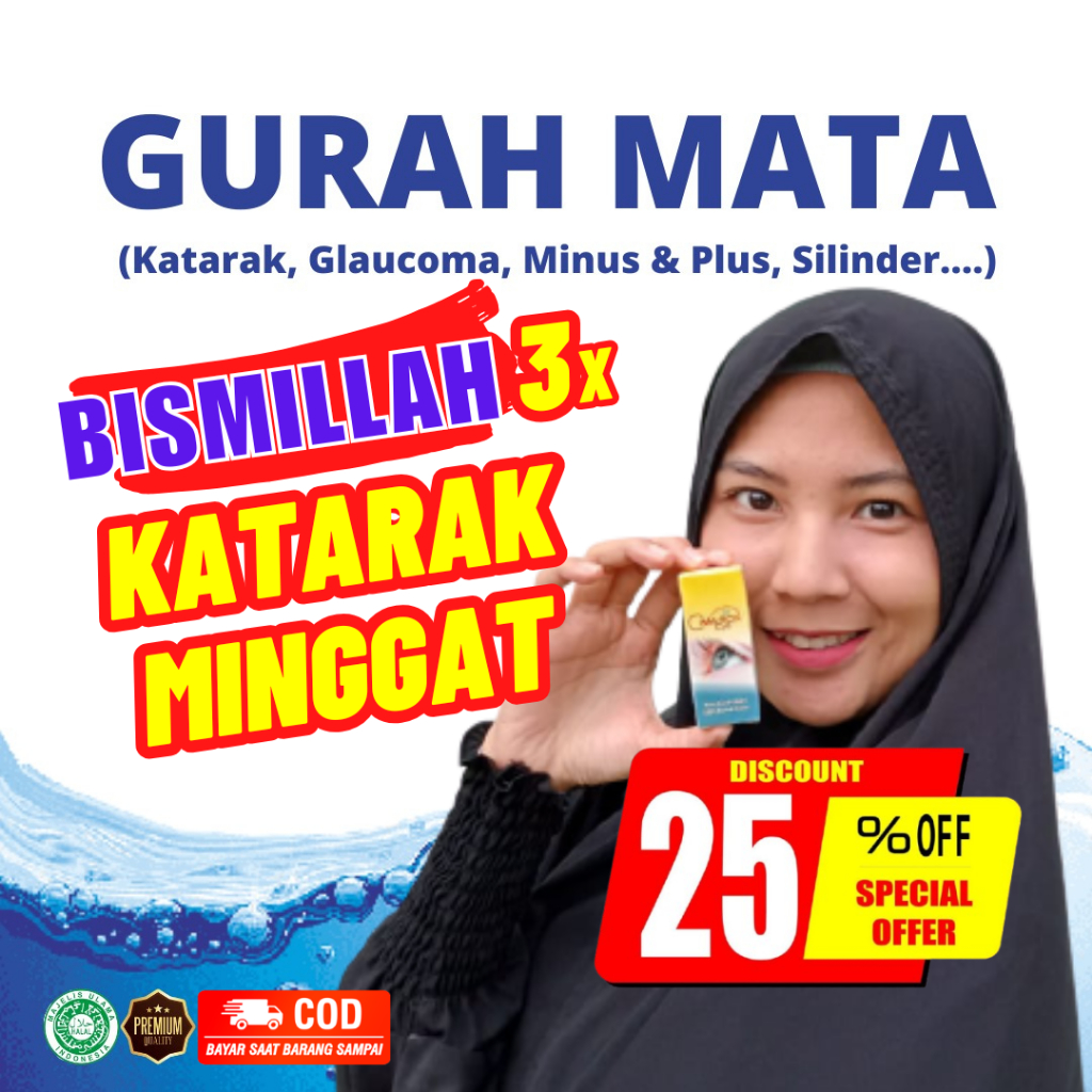 TETES  MATA KATARAK NO.1  / THE CAMERON EYE / GURAH MATA / PLUS MINUS GLUKOMA / TERLARIS ORIGINAL