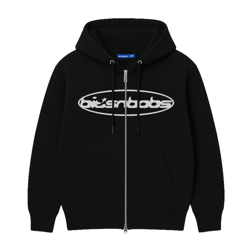 Bitsnbobs Hoodie Zipper Valor Hoodie Boxy Double Zip 330 Gsm