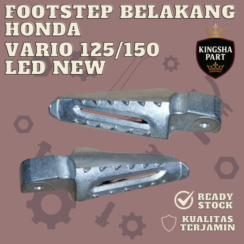 Footstep step belakang honda vario 125 150 led new footstep belakang vario 150 led new k59j