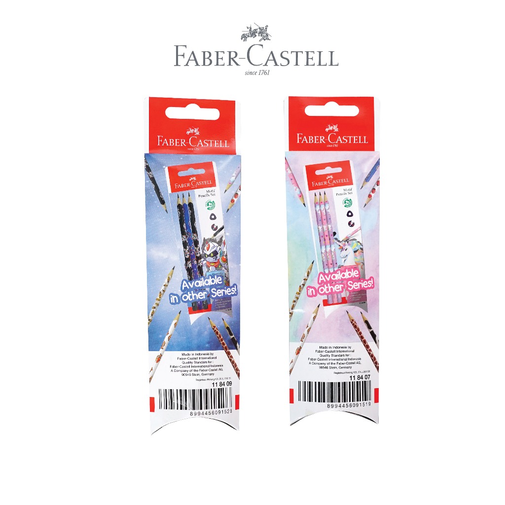 Faber-Castell Paket Menulis Anak Lengkap Motif Robot & Unicorn - Gambar 3