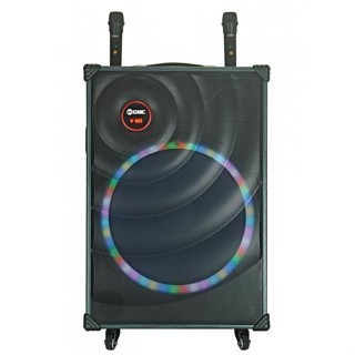Speaker Portable Bluetooth BM GMC 883J 18 Inch Karaoke Wireless 2 Mic Microphone Bluetooth Trolly 88